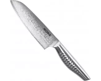 Кухонна плита Сантоку 150 мм Suncraft Moka Damascus (DMK-102)