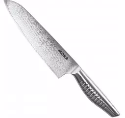 Ніж кухонний Сантоку 180 мм Suncraft Moka Damascus (DMK-101)