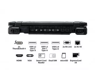 Ноутбук DURABOOK Z14I Basic (Z4E2Q3DE3BXX) Black