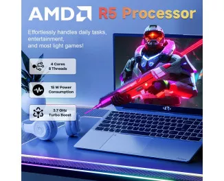 Ноутбук NIMO N152 AMD R5 3500U/16/512 Silver