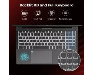 Ноутбук NIMO N153 AMD R5 6600H/32/1Tb Gray
