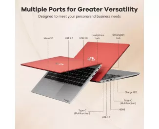 Ноутбук NIMO N153 AMD R5 6600H/32/1Tb Red