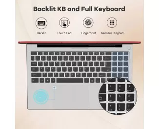 Ноутбук NIMO N153 AMD R5 6600H/32/1Tb Red