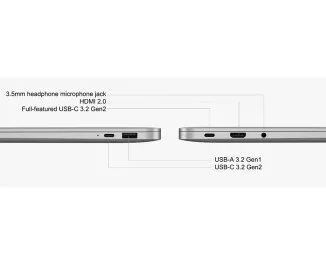 Ноутбук Xiaomi RedmiBook Pro 14 (2022) Intel i7-12650H 16/512Gb/MX550/2,5К 120Hz (JYU4460CN) Gray