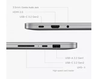 Ноутбук Xiaomi RedmiBook Pro 15 (2022) Ryzen Edition R5-6600H 16/512Gb (JYU4474CN) Gray