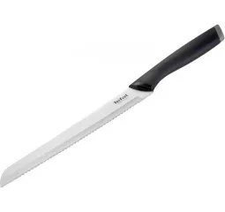 Нож для хлеба Tefal Comfort, с чехлом, 20см, нержавеющая сталь, пластик, черный
