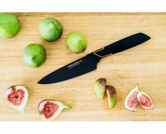 Нож кухонный поварской азиатский 120 мм Fiskars Deba Edge Black (1003096)