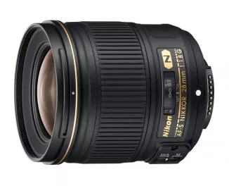 Об'єктив Nikon AF-S NIKKOR 28mm f/1.8G (JAA135DA) Black