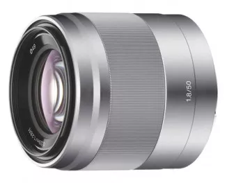 Об'єктив Sony E 50mm F1.8 OSS (SEL50F18B) Silver