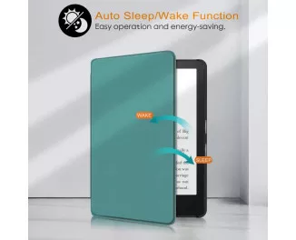 Обложка для электронной книги Amazon Kindle Paperwhite 11th Gen.  Armor Leather Case Dark Green (ARM60752)