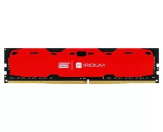 Оперативна пам'ять DDR4 16 Gb (2400 MHz) GOODRAM IRDM Red (IR-R2400D464L17/16G)