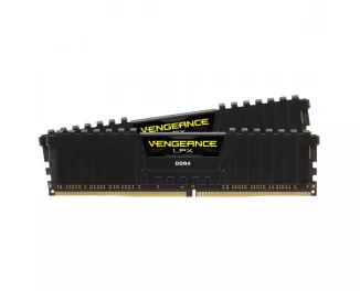 Оперативная память DDR4 16 Gb (2666 MHz) (Kit 8 Gb x 2) Corsair Vengeance LPX Black (CMK16GX4M2Z2666C16)