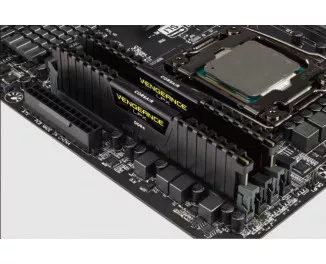 Оперативная память DDR4 16 Gb (2666 MHz) (Kit 8 Gb x 2) Corsair Vengeance LPX Black (CMK16GX4M2Z2666C16)