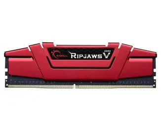 Оперативная память DDR4 16 Gb (2666 MHz) (Kit 8 Gb x 2) G.SKILL Ripjaws V Red (F4-2666C19D-16GVR)