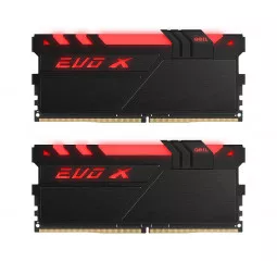 Оперативна пам'ять DDR4 16 Gb (3000 MHz) (Kit 8 Gb x 2) Geil EVO X RGB (GEXB416GB3000C16ADC)