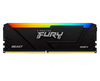 Оперативна пам'ять DDR4 16 Gb (3200 MHz) Kingston Fury Beast RGB (KF432C16BB12A/16)