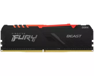 Оперативная память DDR4 16 Gb (3200 MHz) Kingston Fury Beast RGB (KF432C16BB1A/16)