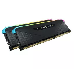 Оперативная память DDR4 16 Gb (3200 MHz) (Kit 8 Gb x 2) Corsair Vengeance RGB RS Black (CMG16GX4M2E3200C16)