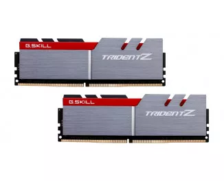 Оперативная память DDR4 16 Gb (3200 MHz) (Kit 8 Gb x 2) G.SKILL Trident Z Silver (F4-3200C16D-16GTZB)