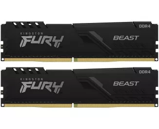 Оперативная память DDR4 16 Gb (3200 MHz) (Kit 8 Gb x 2) Kingston FURY Beast (KF432C16BBK2/16WP)
