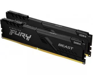 Оперативная память DDR4 16 Gb (3200 MHz) (Kit 8 Gb x 2) Kingston FURY Beast (KF432C16BBK2/16WP)