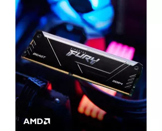 Оперативна пам'ять DDR4 16 Gb (3200 MHz) (Kit 8 Gb x 2) Kingston Fury Beast RGB (KF432C16BB2AK2/16)
