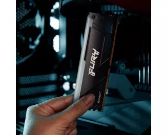 Оперативна пам'ять DDR4 16 Gb (3200 MHz) (Kit 8 Gb x 2) Kingston Fury Beast RGB (KF432C16BB2AK2/16)