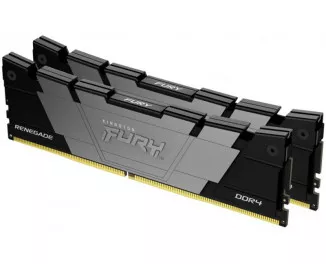 Оперативная память DDR4 16 Gb (3200 MHz) (Kit 8 Gb x 2) Kingston Fury Renegade Black (KF432C16RB2K2/16)