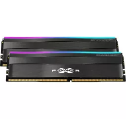 Оперативная память DDR4 16 Gb (3200 MHz) (Kit 8 Gb x 2) Silicon Power XPOWER Zenith RGB (SP016GXLZU320BDD)