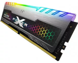 Оперативная память DDR4 16 Gb (3200 MHz) Silicon Power XPOWER Turbine RGB (SP016GXLZU320BSB)