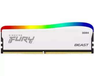 Оперативна пам'ять DDR4 16 Gb (3600 MHz) Kingston Fury Beast RGB Special Edition White (KF436C18BWA/16)