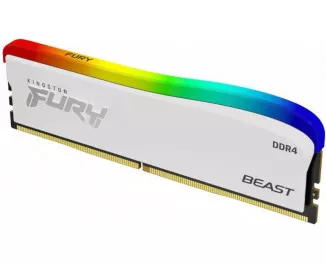 Оперативная память DDR4 16 Gb (3600 MHz) Kingston Fury Beast RGB Special Edition White (KF436C18BWA/16)