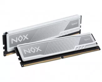 Оперативная память DDR4 16 Gb (3600 MHz) (Kit 8 Gb x 2) Apacer NOX White (AH4U16G36C25YMWAA-2)
