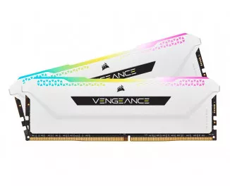 Оперативна пам'ять DDR4 16 Gb (3600 MHz) (Kit 8 Gb x 2) Corsair Vengeance RGB Pro SL White