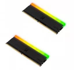 Оперативна пам'ять DDR4 16 Gb (3600 MHz) (Kit 8 Gb x 2) GOODRAM Iridium RGB Black (IRG-36D4L18S/16GDC)