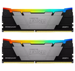 Оперативна пам'ять DDR4 16 Gb (3600 MHz) (Kit 8 Gb x 2) Kingston Fury Renegade RGB (KF436C16RB2AK2/16)
