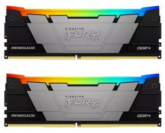 Оперативна пам'ять DDR4 16 Gb (3600 MHz) (Kit 8 Gb x 2) Kingston Fury Renegade RGB (KF436C16RB2AK2/16)