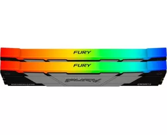 Оперативная память DDR4 16 Gb (3600 MHz) (Kit 8 Gb x 2) Kingston Fury Renegade RGB (KF436C16RB2AK2/16)