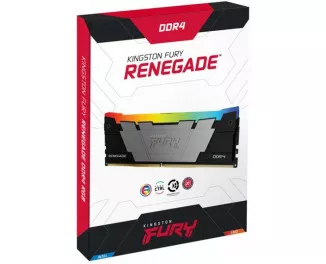 Оперативная память DDR4 16 Gb (3600 MHz) (Kit 8 Gb x 2) Kingston Fury Renegade RGB (KF436C16RB2AK2/16)
