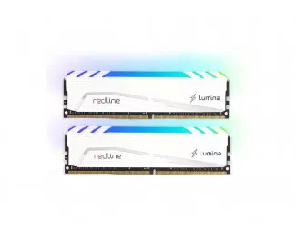 Оперативная память DDR4 16 Gb (3600 MHz) (Kit 8 Gb x 2) Mushkin Redline Lumina RGB White (MLB4C360JNNM8GX2)
