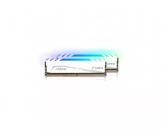 Оперативная память DDR4 16 Gb (3600 MHz) (Kit 8 Gb x 2) Mushkin Redline Lumina RGB White (MLB4C360JNNM8GX2)
