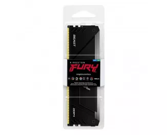 Оперативная память DDR4 16 Gb (3733 MHz) Kingston Fury Beast RGB (KF437C19BB12A/16)