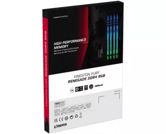 Оперативна пам'ять DDR4 16 Gb (4266 MHz) (Kit 8 Gb x 2) Kingston Fury Renegade RGB (KF442C19RBAK2/16)