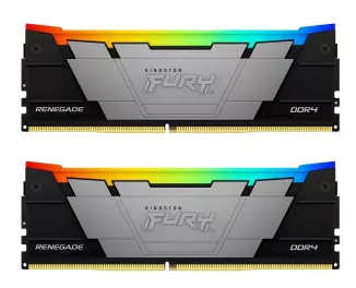 Оперативная память DDR4 16 Gb (4600 MHz) (Kit 8 Gb x 2) Kingston Fury Renegade RGB (KF446C19RB2AK2/16)