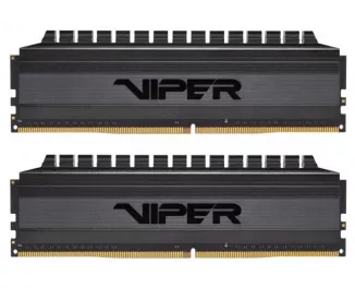 Оперативная память DDR4 32 Gb (3000 MHz) (Kit 16 Gb x 2) Patriot Viper 4 Blackout (PVB432G300C6K)