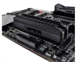 Оперативна пам'ять DDR4 32 Gb (3000 MHz) (Kit 16 Gb x 2) Patriot Viper 4 Blackout (PVB432G300C6K)