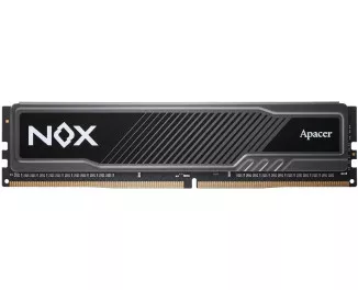 Оперативна пам'ять DDR4 32 Gb (3200 MHz) (Kit 16 Gb x 2) Apacer NOX (AH4U32G32C282MBAA-2)
