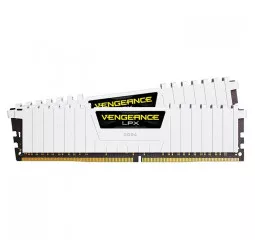 Оперативна пам'ять DDR4 32 Gb (3200 MHz) (Kit 16 Gb x 2) Corsair Vengeance LPX White (CMK32GX4M2E3200C16W)