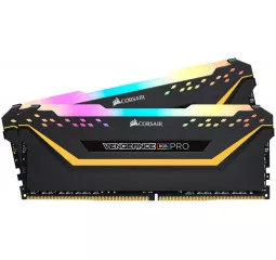 Оперативна пам'ять DDR4 32 Gb (3200 MHz) (Kit 16 Gb x 2) Corsair Vengeance RGB PRO Black (CMW32GX4M2E3200C16-TUF)