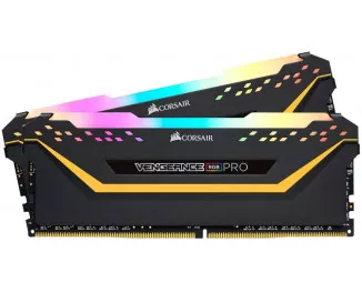 Оперативна пам'ять DDR4 32 Gb (3200 MHz) (Kit 16 Gb x 2) Corsair Vengeance RGB PRO Black (CMW32GX4M2E3200C16-TUF)